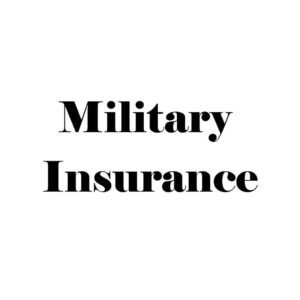 Military insurance logo