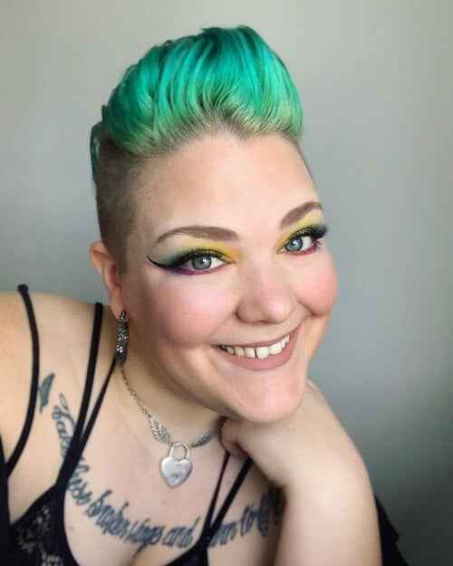 B