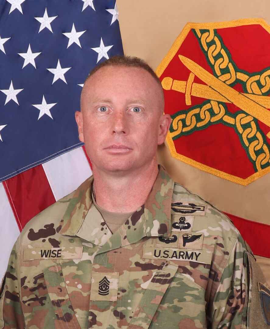 Command Sgt. Maj. Derek G. Wise