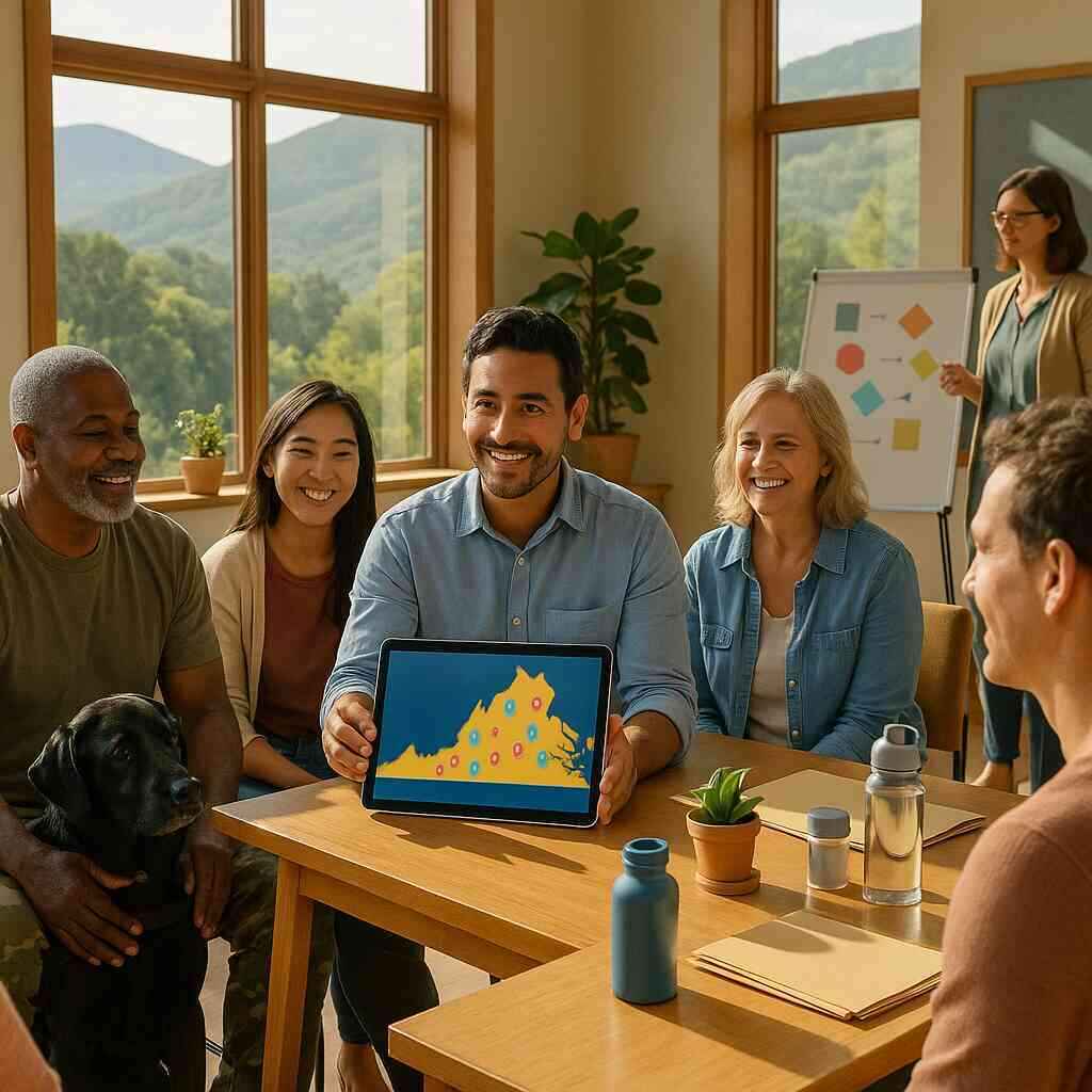 Addiction Treatment Services Mapping Dual Diagnosis Virginia