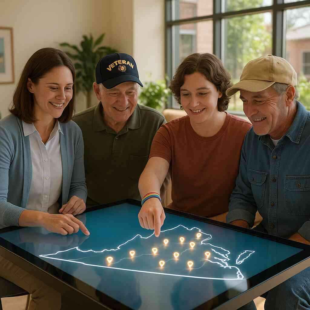 Addiction Treatment Services Mapping Dual Diagnosis Virginia